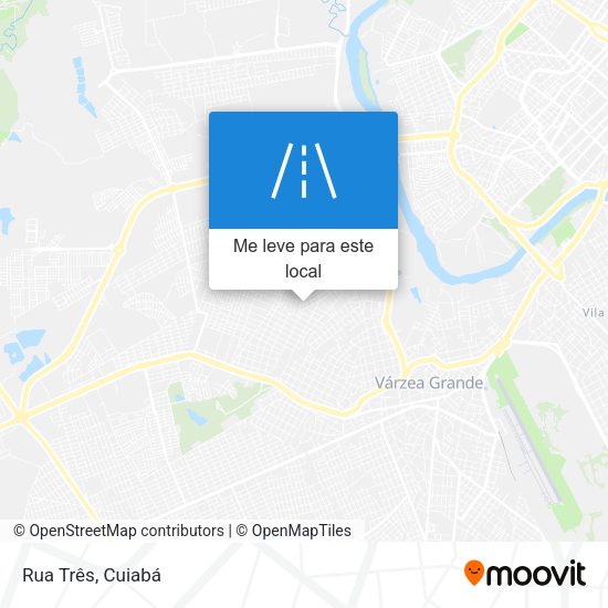Rua Três mapa
