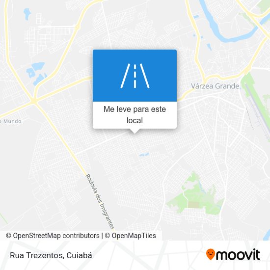 Rua Trezentos mapa