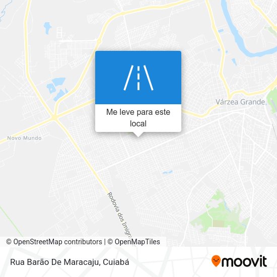 Rua Barão De Maracaju mapa