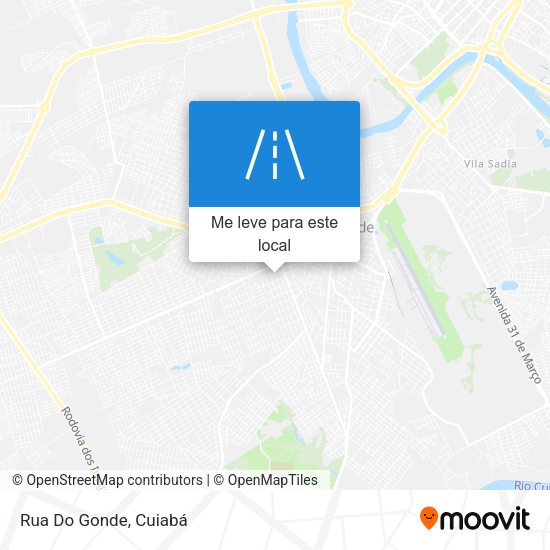 Rua Do Gonde mapa