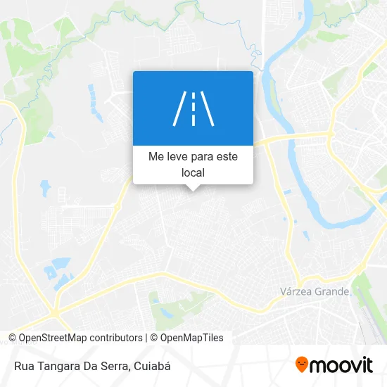 Rua Tangara Da Serra mapa