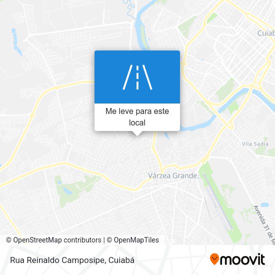Rua Reinaldo Camposipe mapa