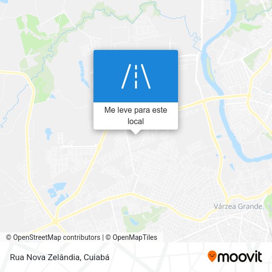 Rua Nova Zelândia mapa
