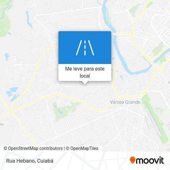 Rua Hebano mapa