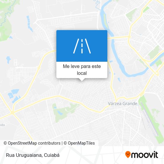 Rua Uruguaiana mapa