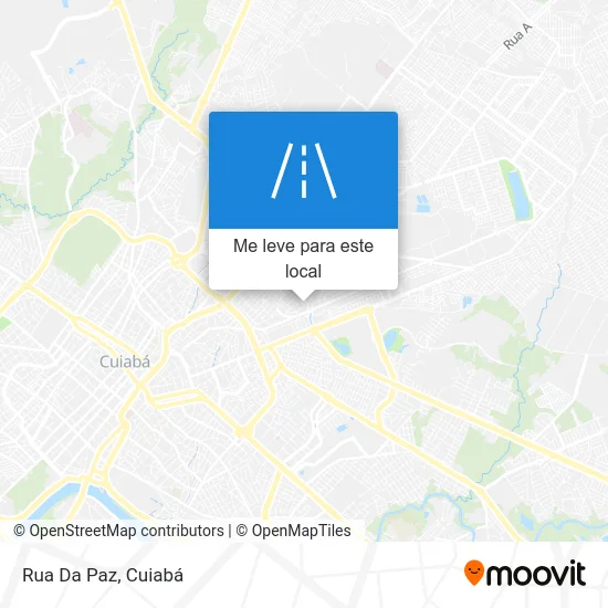 Rua Da Paz mapa