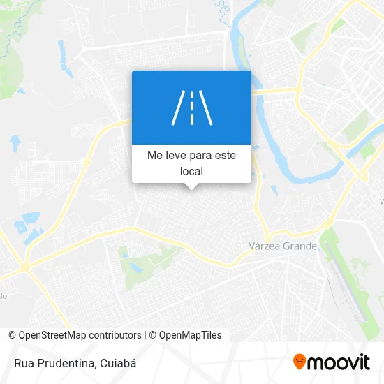 Rua Prudentina mapa