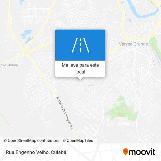 Rua Engenho Velho mapa