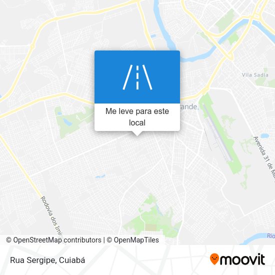 Rua Sergipe mapa