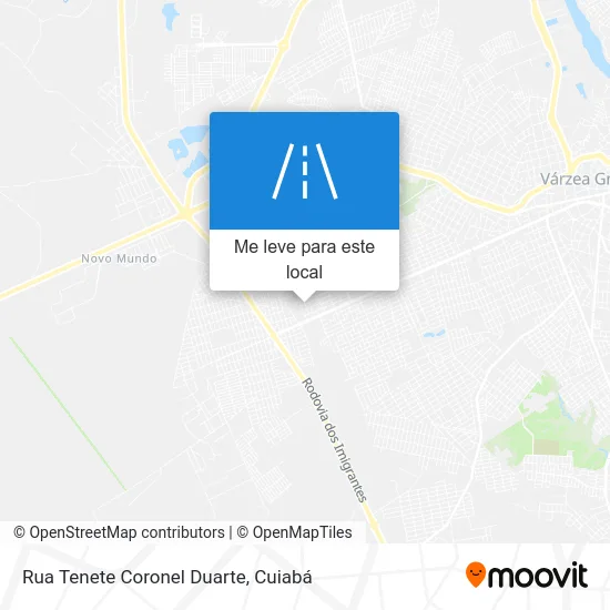 Rua Tenete Coronel Duarte mapa