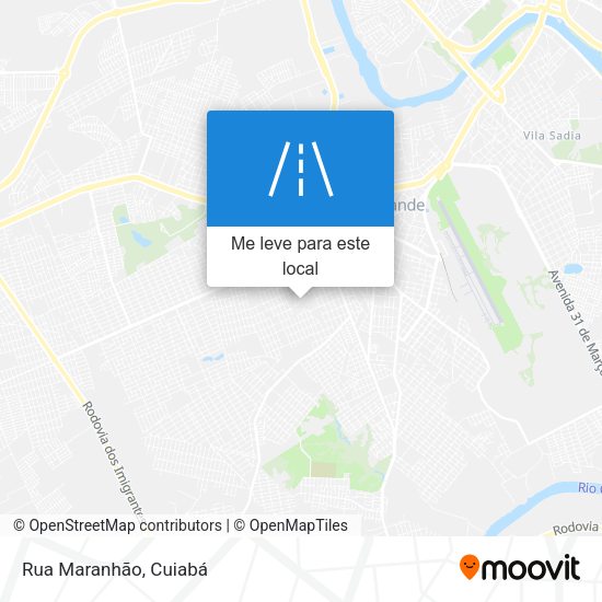 Rua Maranhão mapa