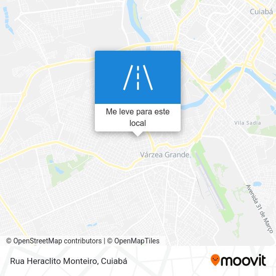 Rua Heraclito Monteiro mapa