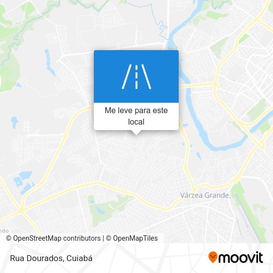 Rua Dourados mapa