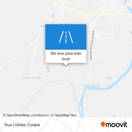 Rua Colider mapa