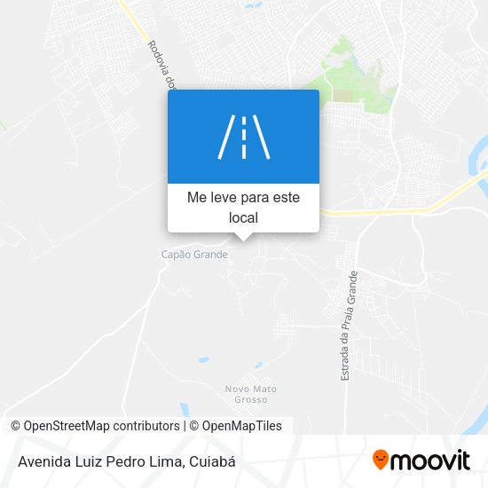 Avenida Luiz Pedro Lima mapa