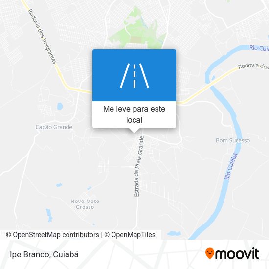 Ipe Branco mapa
