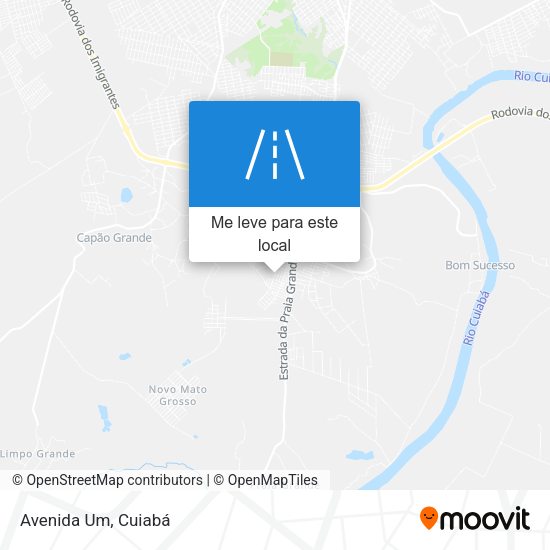 Avenida Um mapa