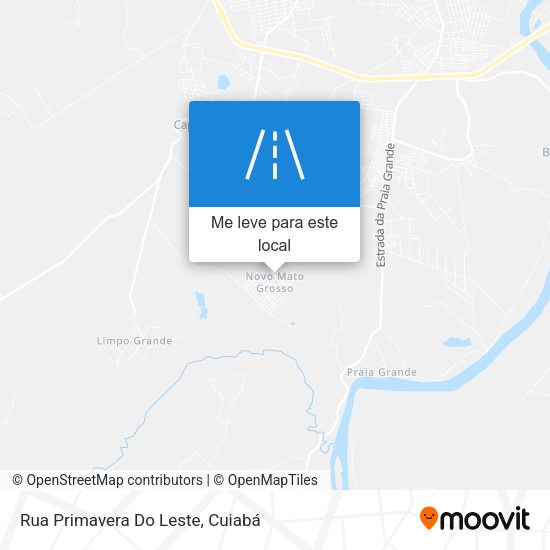 Rua Primavera Do Leste mapa