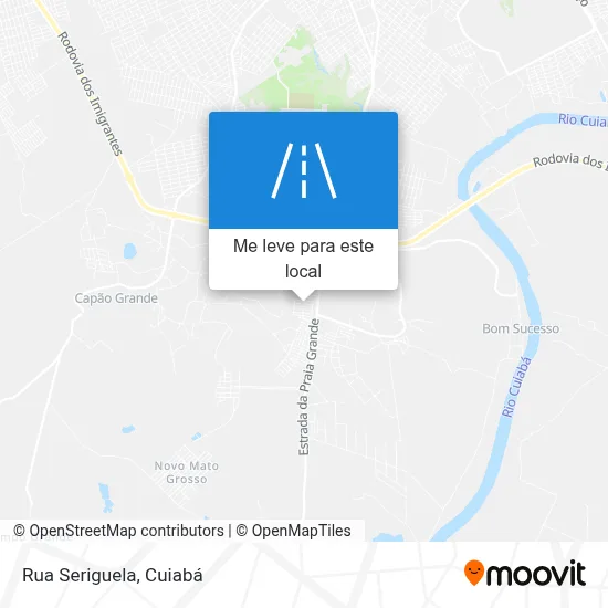 Rua Seriguela mapa