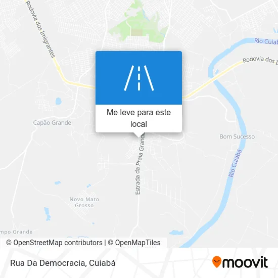 Rua Da Democracia mapa