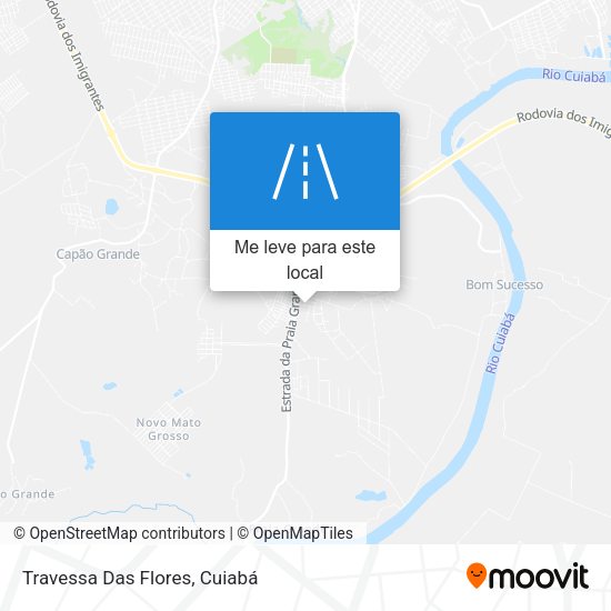 Travessa Das Flores mapa