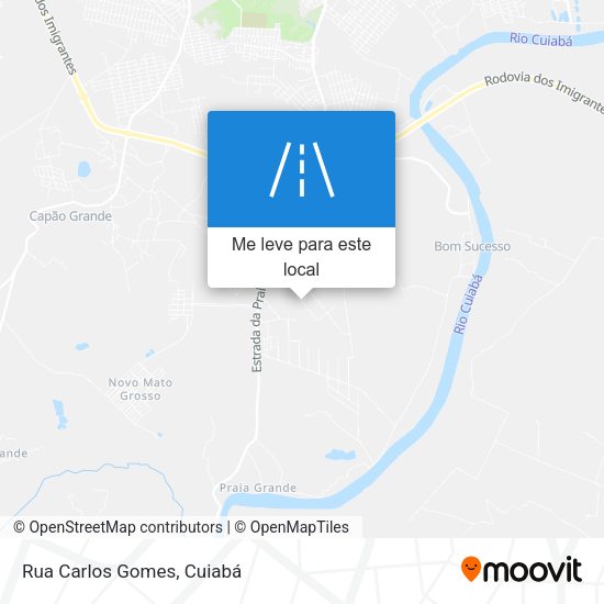 Rua Carlos Gomes mapa