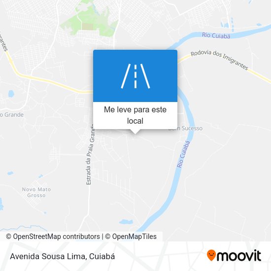 Avenida Sousa Lima mapa