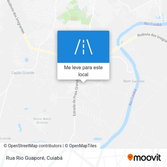 Rua Rio Guaporé mapa