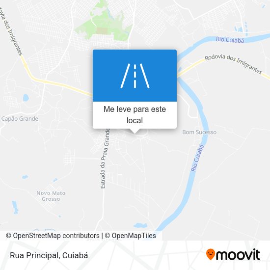 Rua Principal mapa