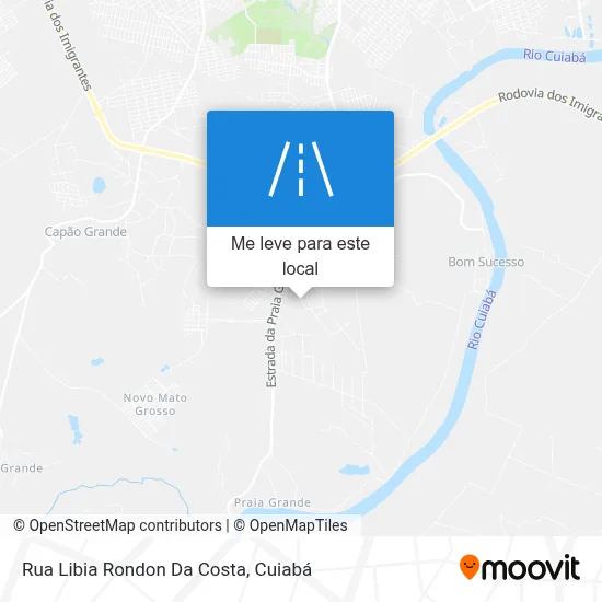 Rua Libia Rondon Da Costa mapa