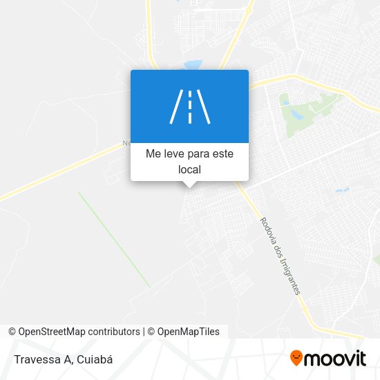 Travessa A mapa