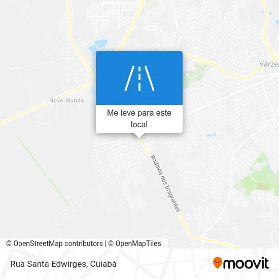 Rua Santa Edwirges mapa