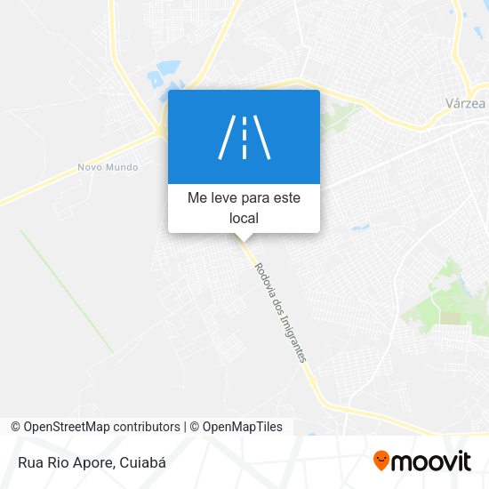 Rua Rio Apore mapa