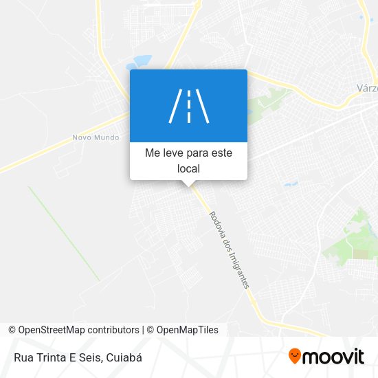 Rua Trinta E Seis mapa