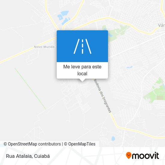 Rua Atalaia mapa
