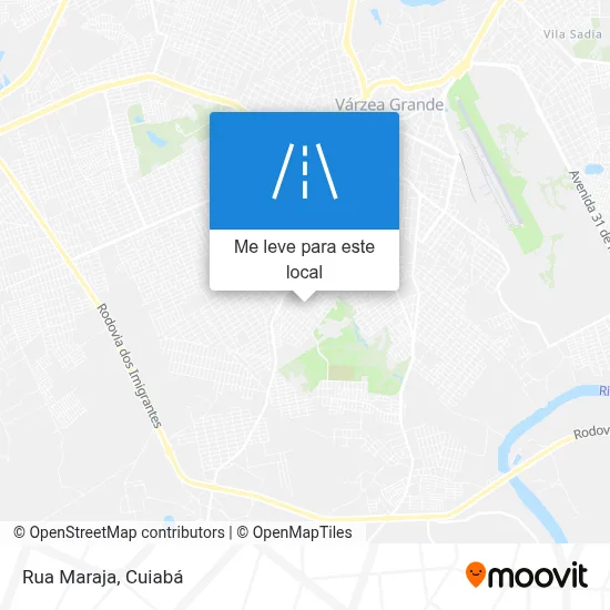 Rua Maraja mapa