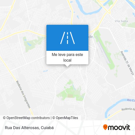 Rua Das Alterosas mapa