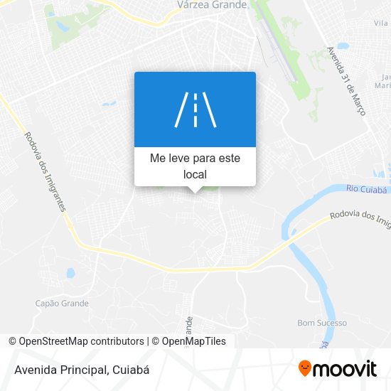 Avenida Principal mapa