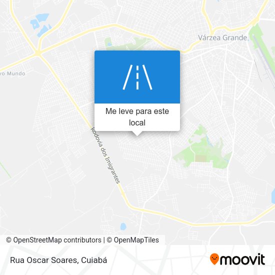 Rua Oscar Soares mapa