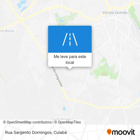 Rua Sargento Domingos mapa