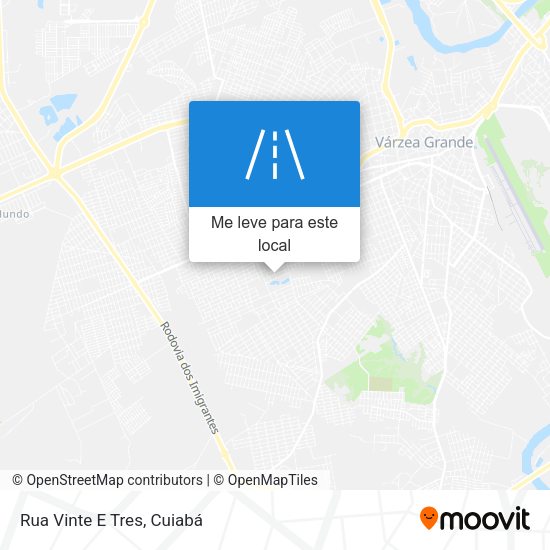 Rua Vinte E Tres mapa