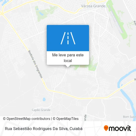 Rua Sebastião Rodrigues Da Silva mapa