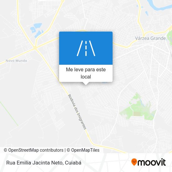 Rua Emilia Jacinta Neto mapa