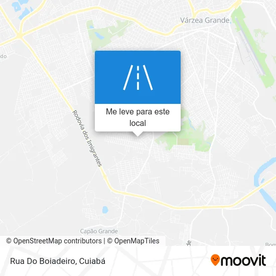 Rua Do Boiadeiro mapa