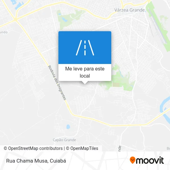 Rua Chama Musa mapa