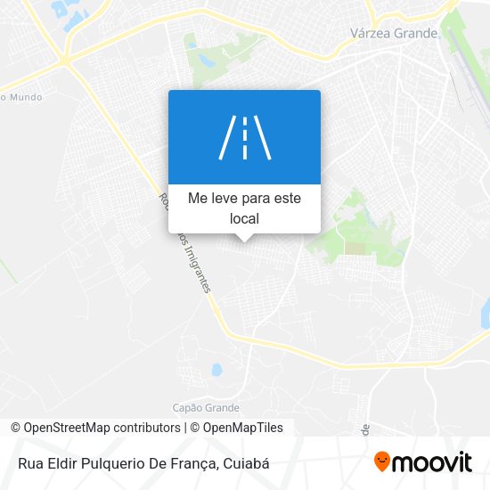 Rua Eldir Pulquerio De França mapa