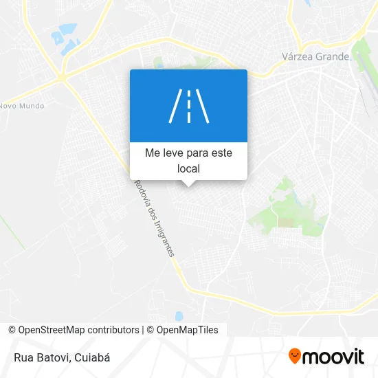 Rua Batovi mapa