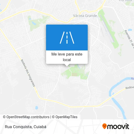 Rua Conquista mapa