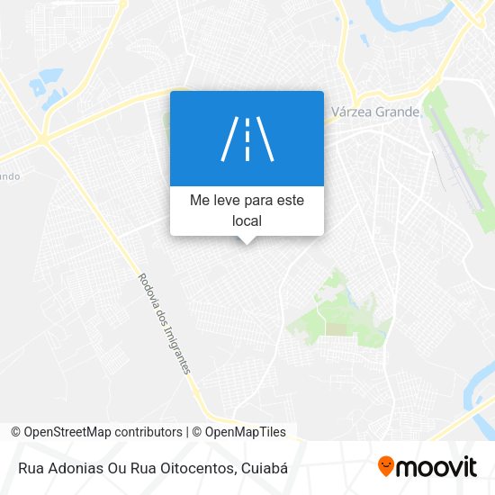 Rua Adonias Ou Rua Oitocentos mapa