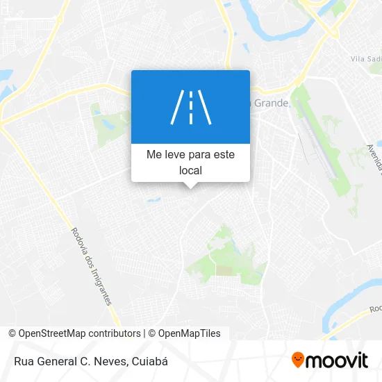 Rua General C. Neves mapa